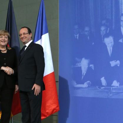 Франция и Германия честват 50-ата годишнина на Елисейския договор