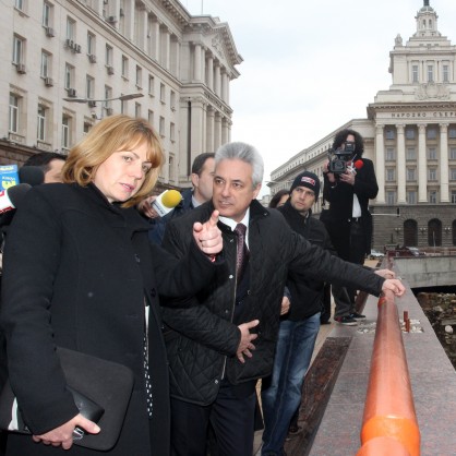 Премиерът Марин Райков и Йорданка Фандъкова разгледаха Ларгото