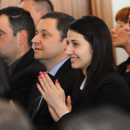 Откриване на предизборната кампания на РЗС - Яне Янев и съпругата му