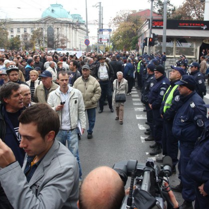 Полиция на протестите в София