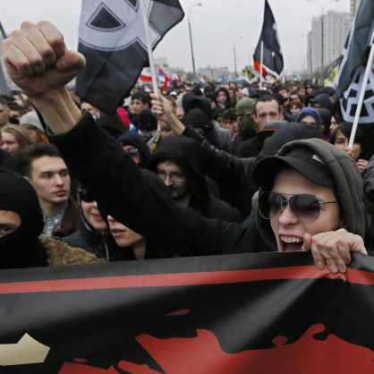 Националисти организираха антимигрантски поход в Москва