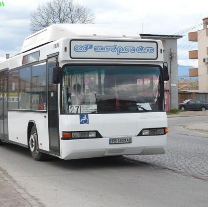 Автобус от градския транспорт на Пловдив