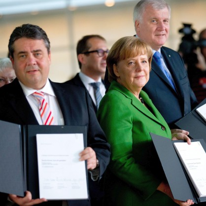 Споразумението за съставяне на правителствена коалиция в Германия