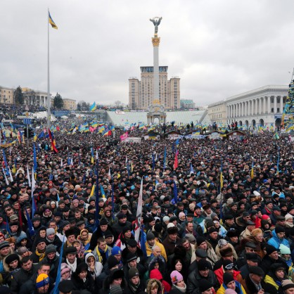 Многохилядният митинг в Киев на 8 декември