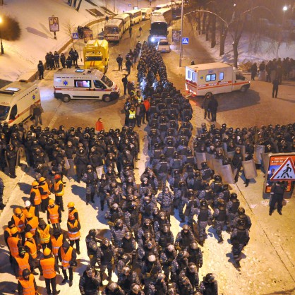 Протестът в Украйна