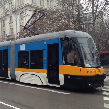 Нови модерни трамваи в София