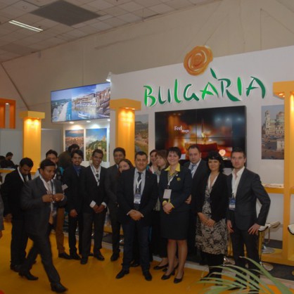 Българският щанд на туристическото изложение SATTE 2014 в Ню Делхи