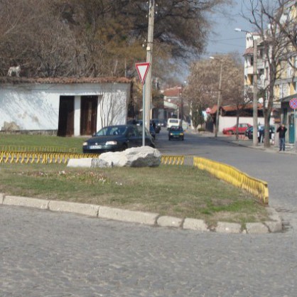 Изграждането на ново кръгово кръстовище в Пловдив