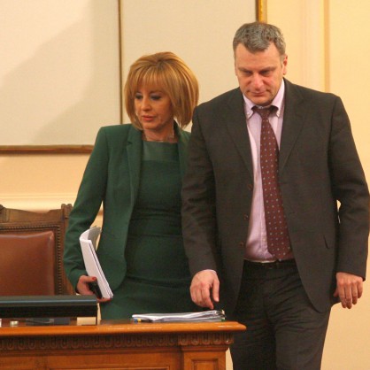 Мая Манолова и Петър Корумбашев от БСП