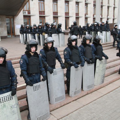 Протести в Донецк