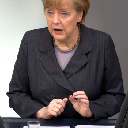 Ангела Меркел в Бундестага
