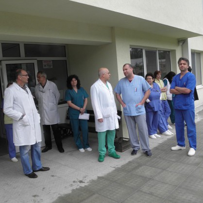 Протест на лекарите в Благоевград