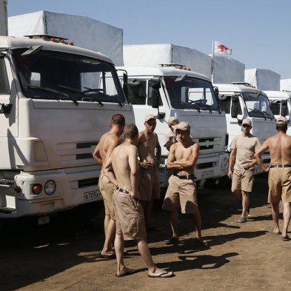 Руският хуманитарен конвой за Украйна