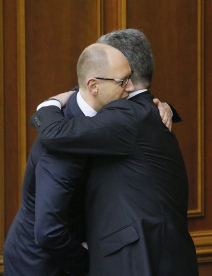 Петро Порошенко и Арсений Яценюк