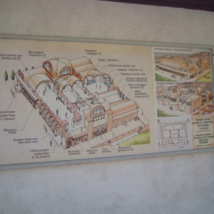 Скица на Римските терми във Варна
