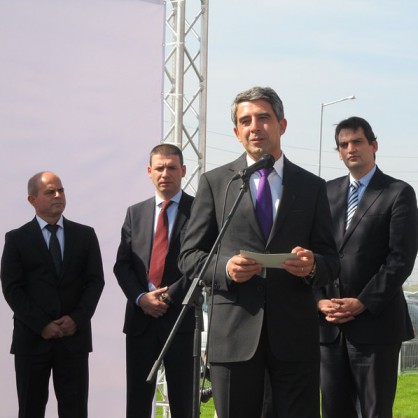 Президентът Росен Плевнелиев на откриването на завода на „Витте Аутомотив“ в Русе
