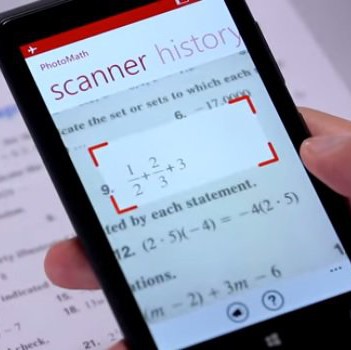 PhotoMath решава задачи за секунди