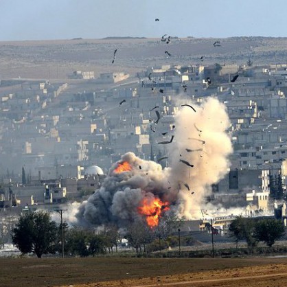 САЩ са нанесли 16 въздушни едара на Кобане за няколко дни