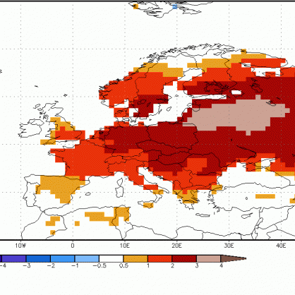 Огромна положителна аномалия в Европа очаква през януари NOAA