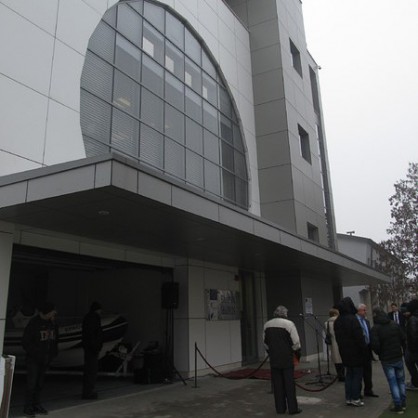 Сградата на Центъра за речни информационни услуги в българската част на река Дунав в Русе