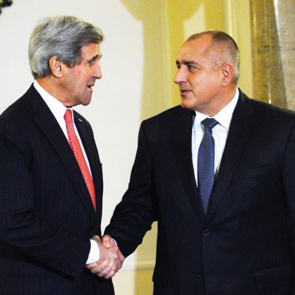 Държавният секретар на САЩ Джон Кери и премиерът Бойко Борисов