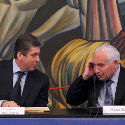 Президентите Желю Желев и Георги Първанов
