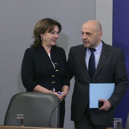 Румяна Бъчварова  и Томислав Дончев