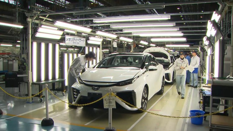 Toyota показа как се произвежда водородния модел Mirai