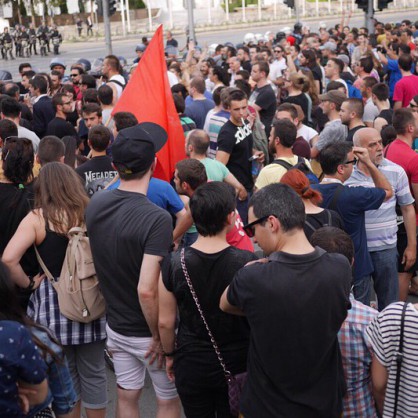 Протести в Скопие