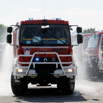 Пожарната получи нови автомобили за гасене на горски пожари