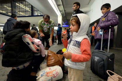 Пристигащите мигранти в Австрия бяха изморени, но доволни