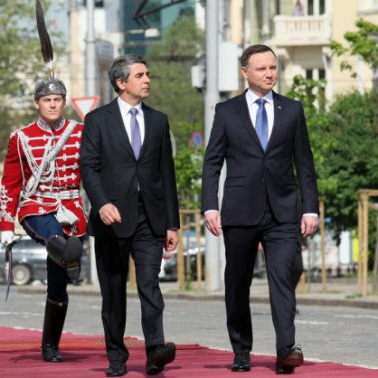 Полският президент Анджей Дуда и Росен Плевнелиев
