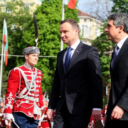 Полският президент Анджей Дуда и Росен Плевнелиев