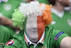 Ирландски фен на трибуните на ”Стад дьо Франс”