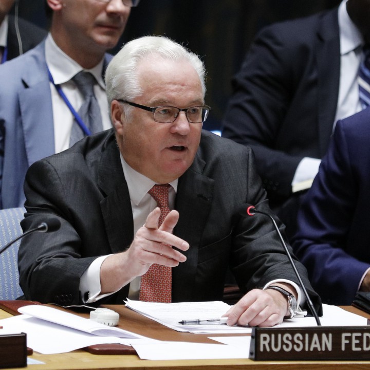 Постоянният представител на Русия в ООН Виталий Чуркин почина внезапно на 64 години