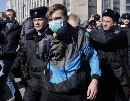Протестите в много руски градове са организирани от поддръжници на опозиционера Навални