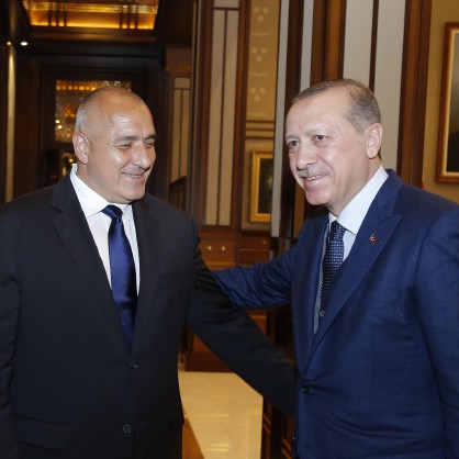 На рождения си ден Бойко Борисов гостува на президента Реджеп Ердоган в новия му дворец