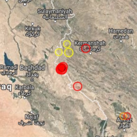 Силни земетресения удариха между Иран и Ирак