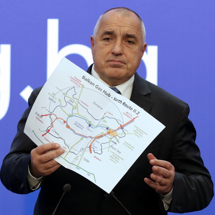 Бойко Борисов отново показа картата на газовия хъб Балкан и газовите връзки
