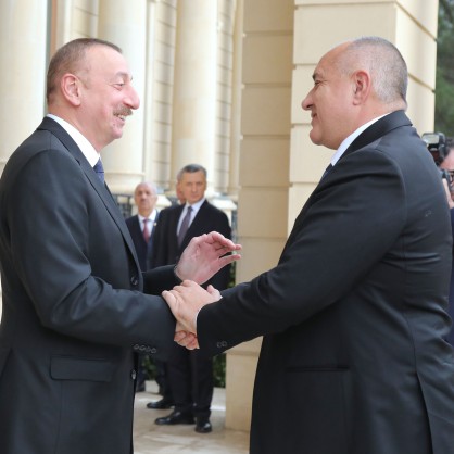 Бойко Борисов се срещна с президента на Азербайджанската република Илхам Алиев