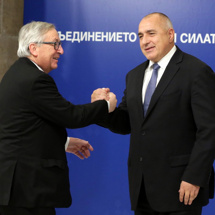 Бойко Борисов и Юнкер на откриването на Европредседателството в София