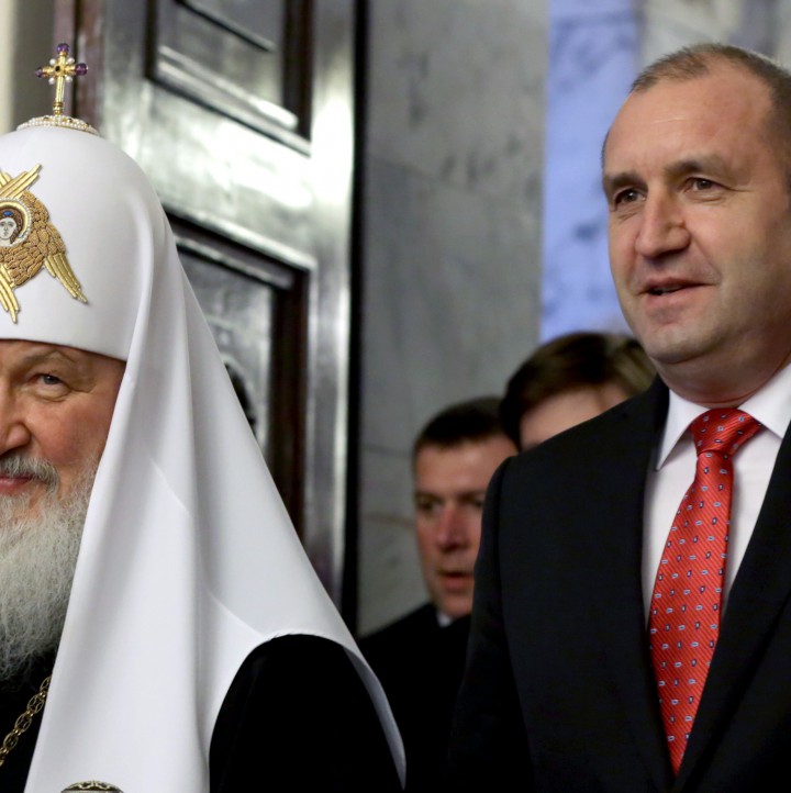 Президентът Румен Радев и руският патриарх Кирил