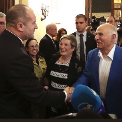 Президентът се срещна с български евреи, които живеят в Израел