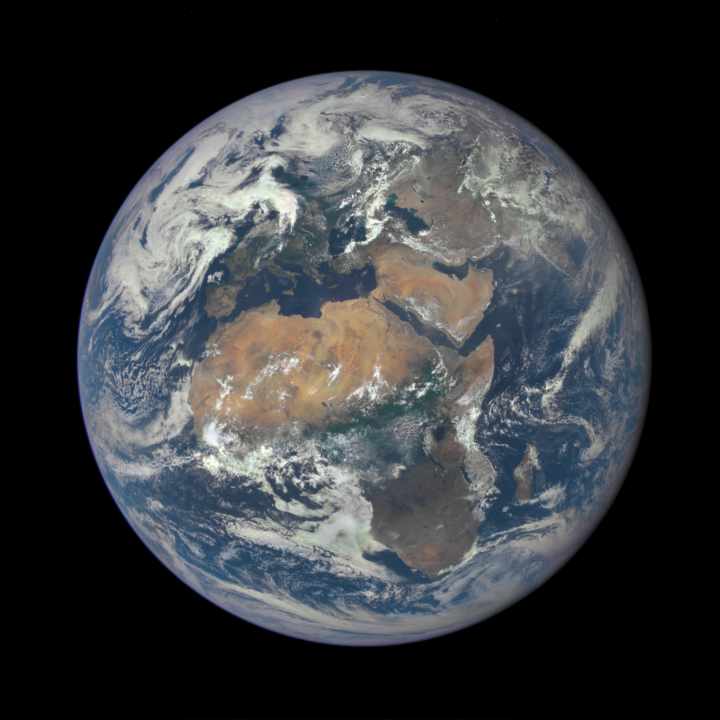 Африка, заснета от космоса