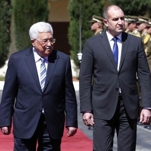 Палестинският президент Махмуд Абас посрещна Румен Радев