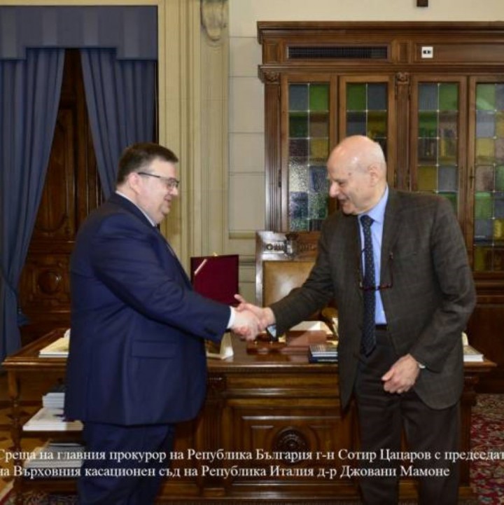 Главният прокурор Сотир Цацаров е на посещение в Италия